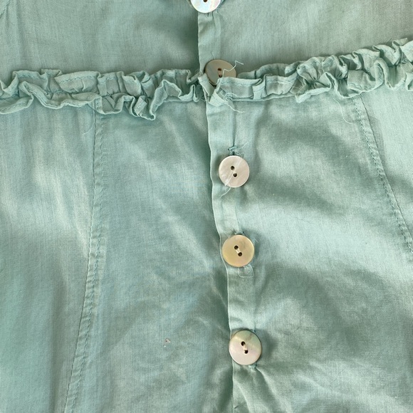 Dew Drops Couture water green  girls dress - Picture 5 of 5